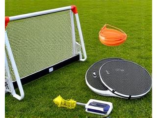 組み立て式のサッカーゴールやバレーボールネットなどのスポーツ用品